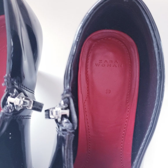 ZARA PATENT HEELS - Picture 6 of 8